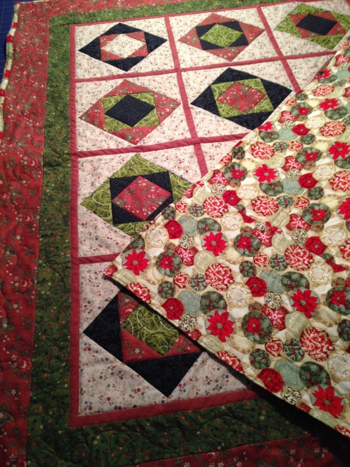 Reverse side, a real holiday backing